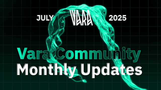 Illustration for «Vara Monthly Recap | July 2025»