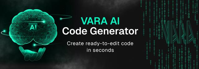Illustration for «Build Smarter, Learn Faster: Introducing Vara’s AI Code Generator»